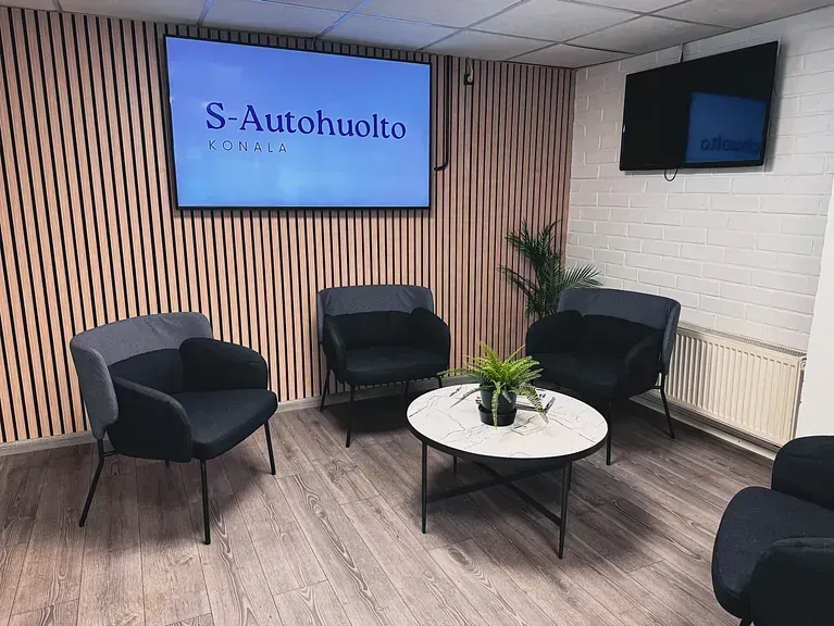 S-Autohuolto Konala, julkisivu