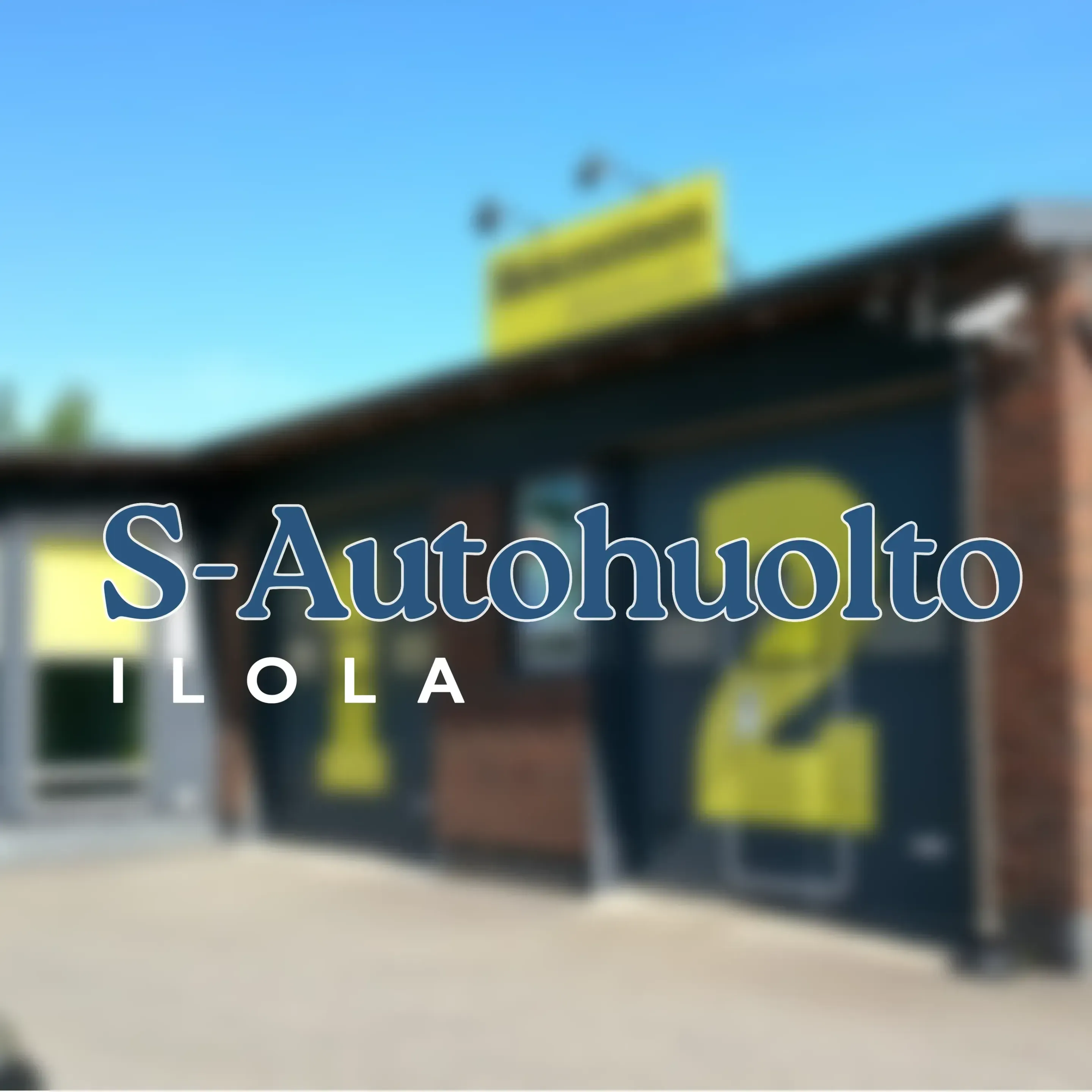 S-Autohuolto Ilola, julkisivu
